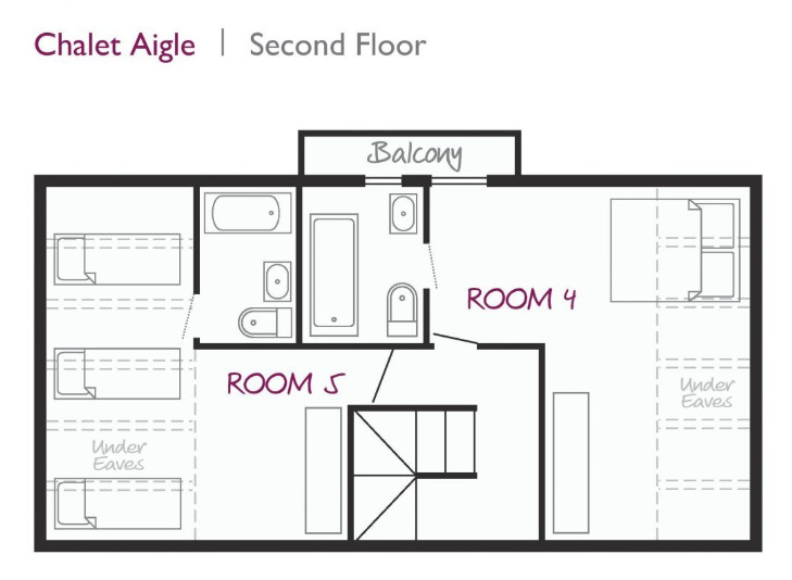 Chalet Aigle (Family) Les Menuires Floor Plan 4